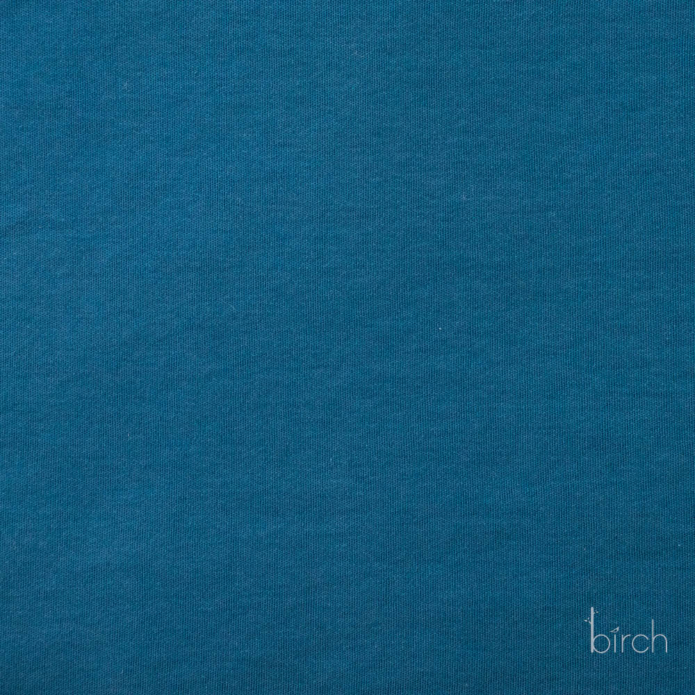Abyss Solid Interlock Knit by Birch Organic