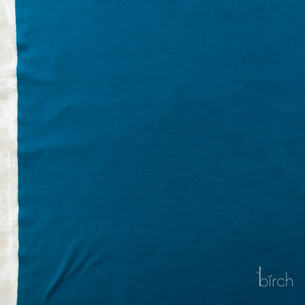 Abyss Solid Interlock Knit by Birch Organic