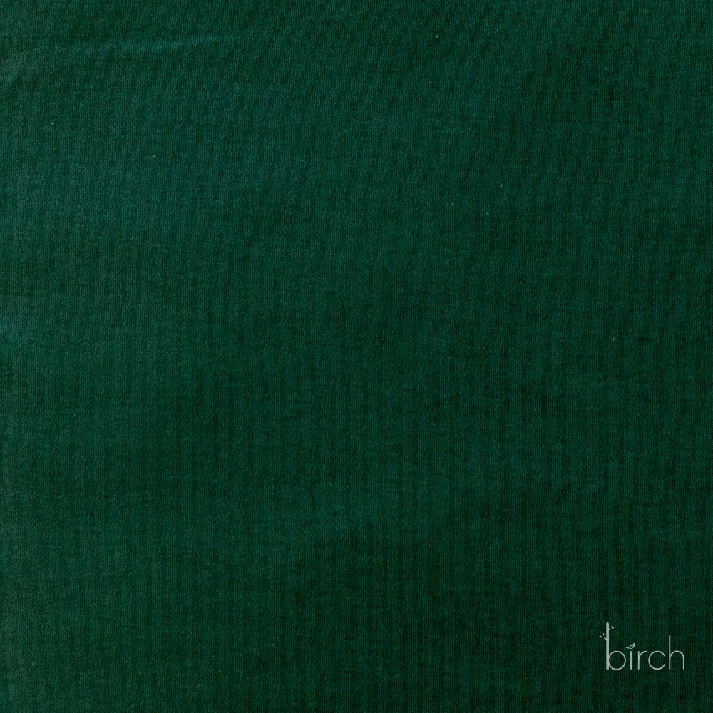 Dark Forest Solid Interlock Knit by Birch Organic