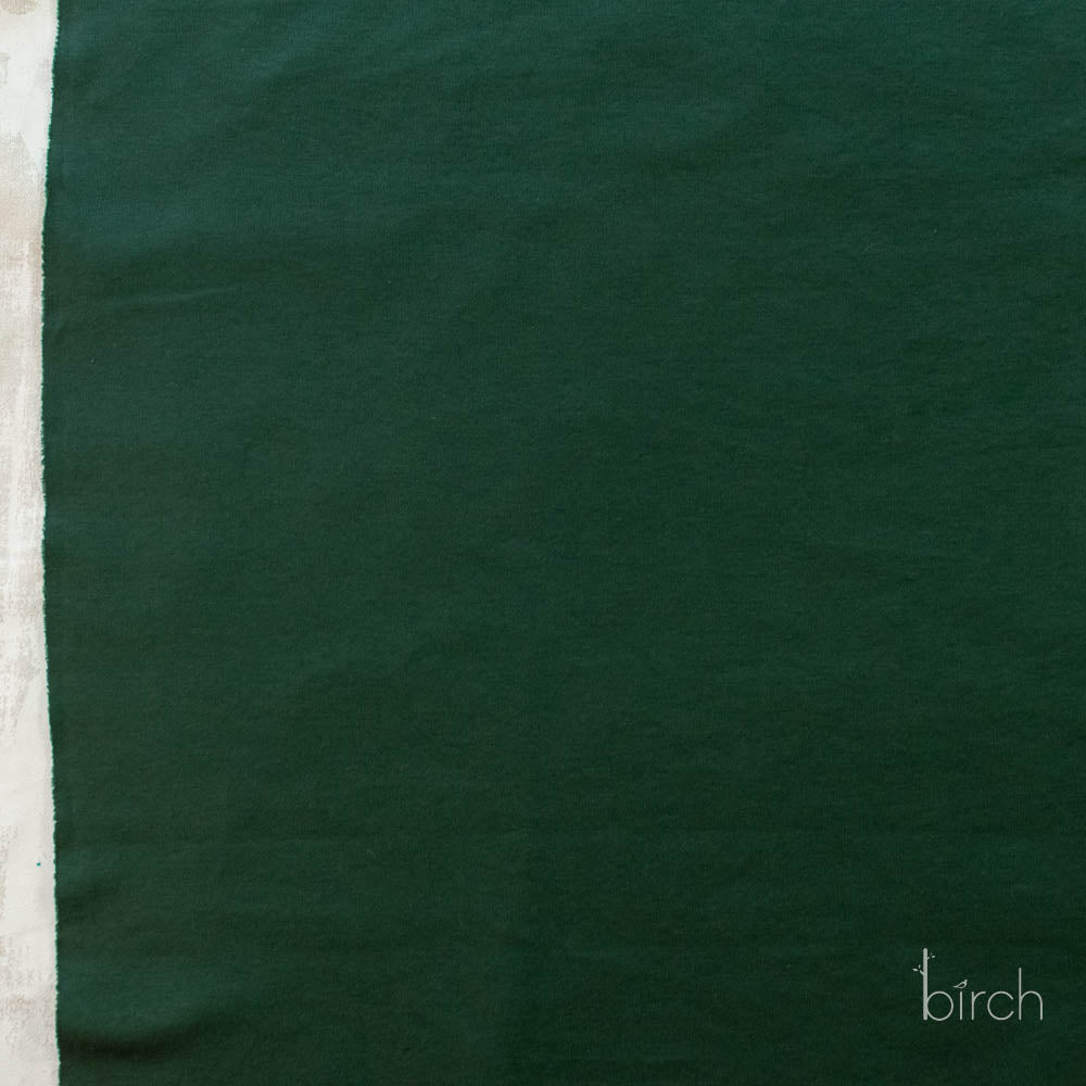 Dark Forest Solid Interlock Knit by Birch Organic