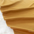Ochre Solid Interlock Knit by Birch Organic