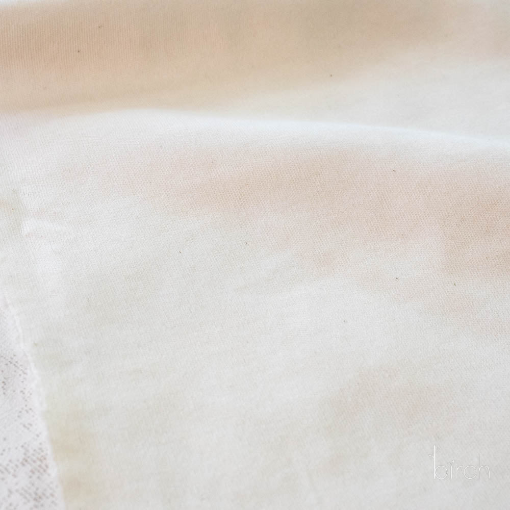 Natural Solid Interlock Knit by Birch Organic