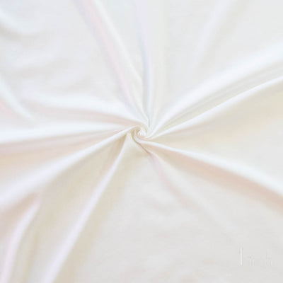 White Solid Interlock Knit by Birch Organic