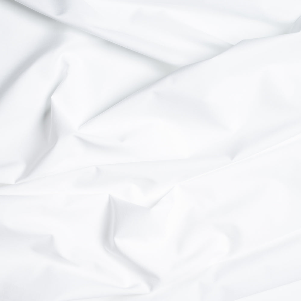 White Solid Poplin