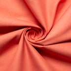 Coral Solid Poplin