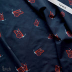Red Butterfly Black LAWN