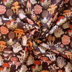 Forage Earth Lawn, Flourish Lawn by Oana Befort for Birch Organic Fabrics