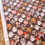 Forage Earth Lawn, Flourish Lawn by Oana Befort for Birch Organic Fabrics