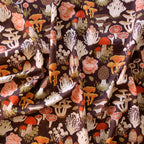 Forage Earth Lawn, Flourish Lawn by Oana Befort for Birch Organic Fabrics