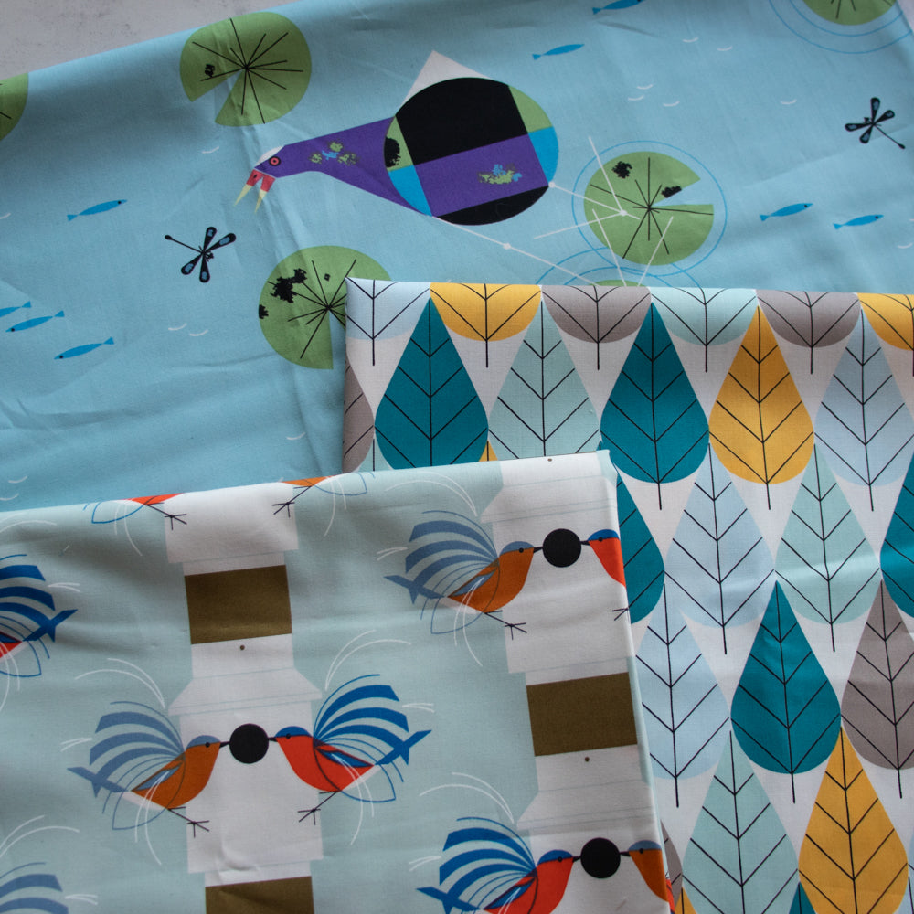 Lakehouse 2023 by Charley Harper for Birch Organic 8