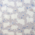 Little Lamb Fog, Homestead by Emily Isabella for Birch Organic Fabrics