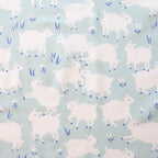 Little Lamb Mint, Homestead by Emily Isabella for Birch Organic Fabrics