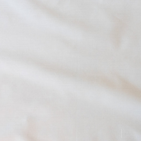 Natural Solid Poplin, Mod Basics by Birch Organic Fabrics