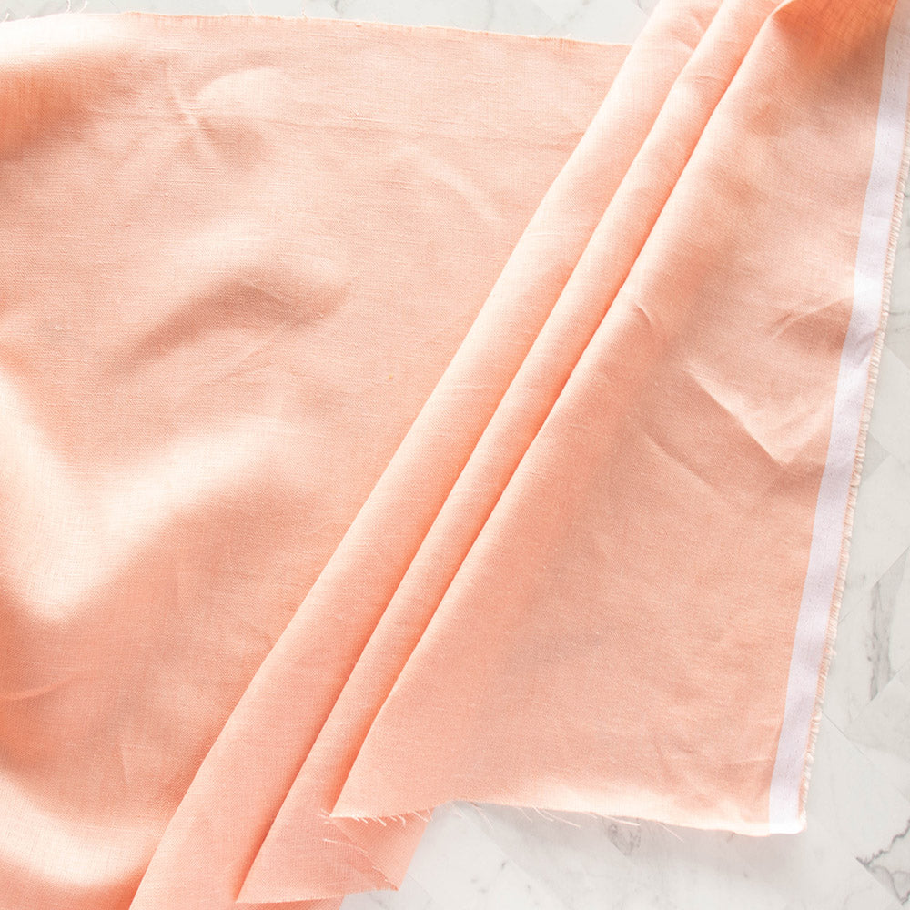 Blushing, Yarn-Dyed Linen
