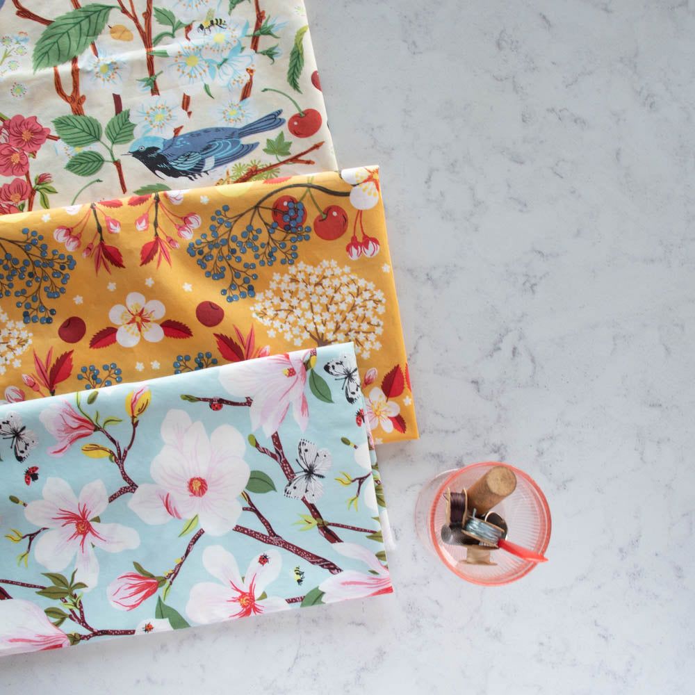Birch Fabrics Oana Befort Flowering Trees