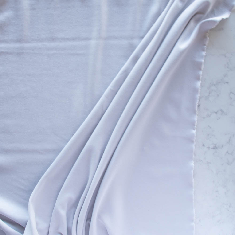 Dove Solid Interlock Knit by Birch Organic