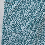 Pressed Flowers Deep Teal Margot by Kristen Balouch for Birch Fabrics