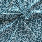 Pressed Flowers Deep Teal Margot by Kristen Balouch for Birch Fabrics
