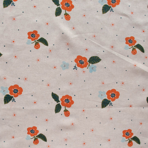 Baby Bouquet Natural Linen Cotton Blend Margot by Kristen Balouch for Birch Fabrics