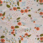Feathered Friends Natural Linen Cotton Blend Margot by Kristen Balouch for Birch Fabrics