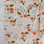 Feathered Friends Natural Linen Cotton Blend Margot by Kristen Balouch for Birch Fabrics