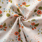 Feathered Friends Natural Linen Cotton Blend Margot by Kristen Balouch for Birch Fabrics