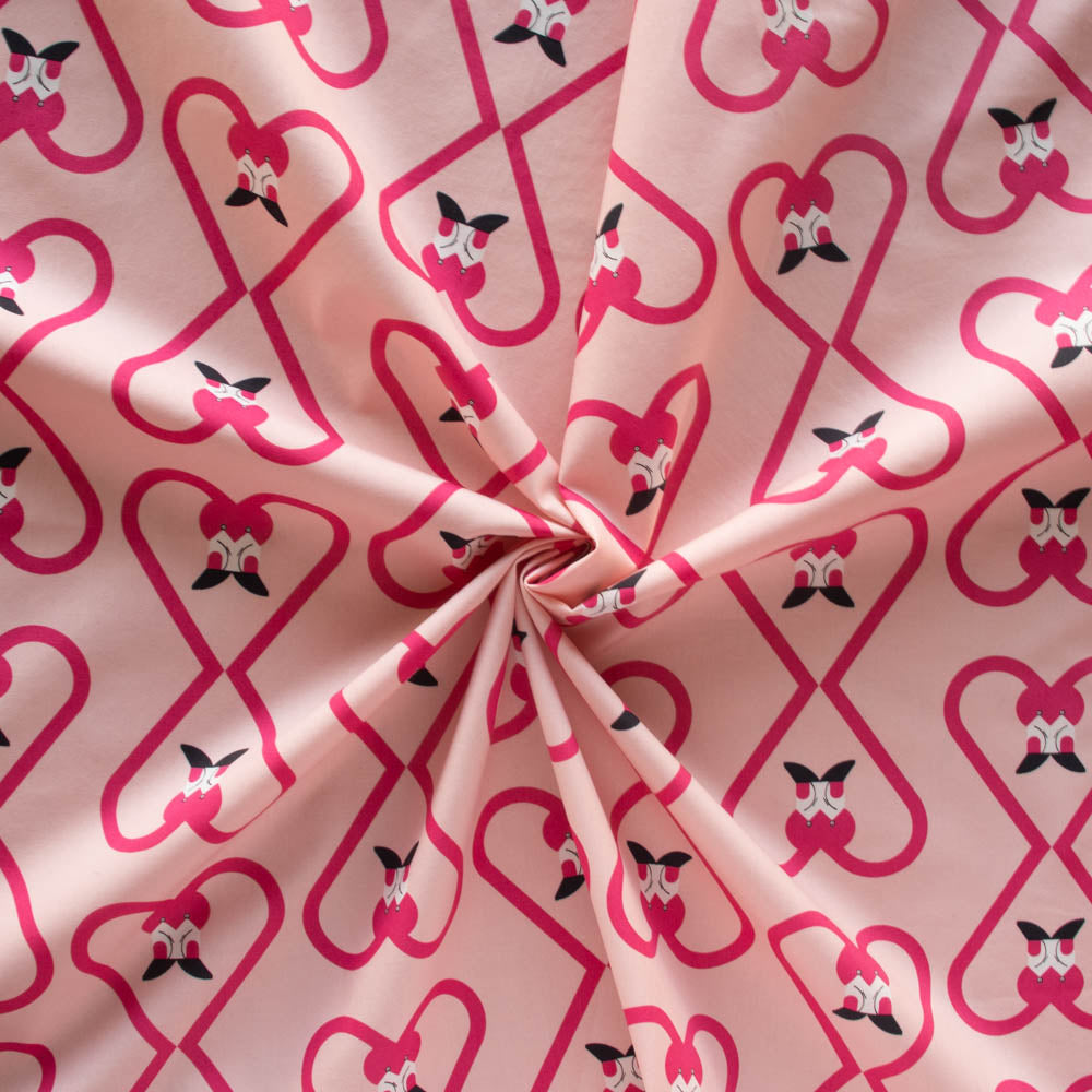 Charley Harper Think Pink I Heart Flamingos
