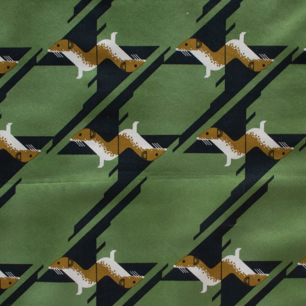 Charley Harper Alpine Northwest Western Weasels