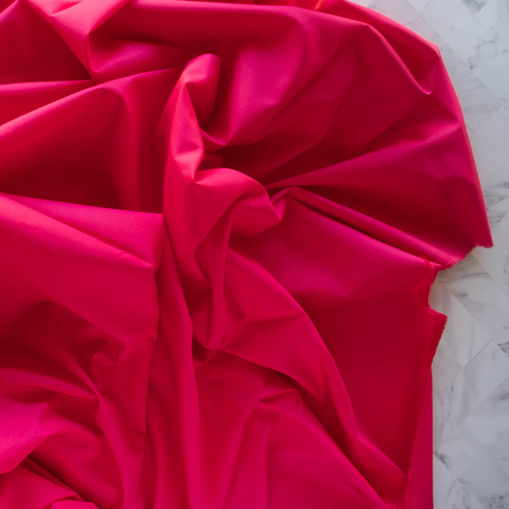 Flamingo Solid Poplin by Birch Fabrics