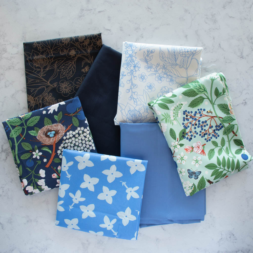 Birch Fabrics Oana Befort Flowering Trees with Solids