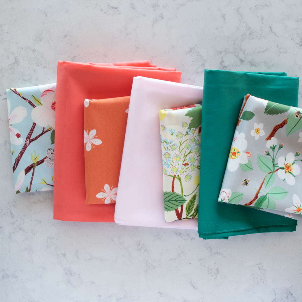 Birch Fabrics Oana Befort Flowering Trees with Solids