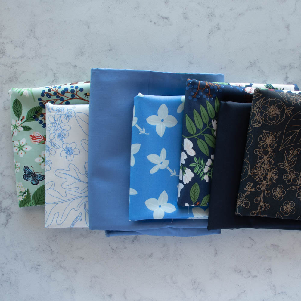 Birch Fabrics Oana Befort Flowering Trees with Solids