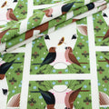 Feathered Freeloader Summer Charley Harper Birch Organic