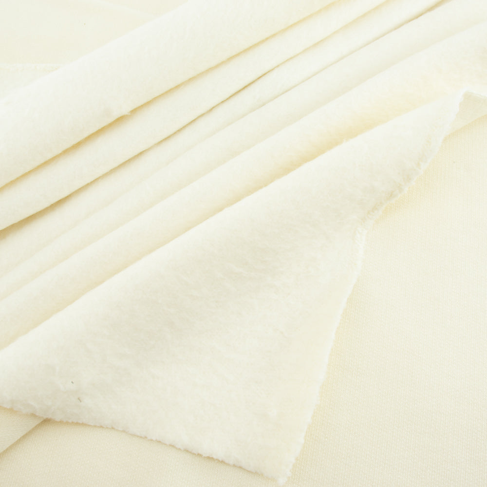 Cream Solid Fleece by Birch Organic