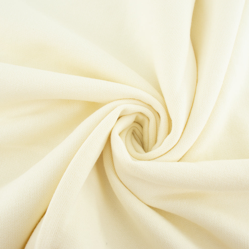 Cream Solid Fleece by Birch Organic