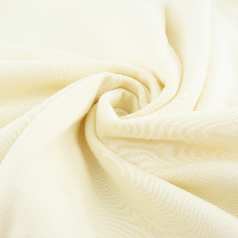 Cream Solid Fleece by Birch Organic
