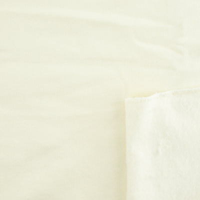 Cream Solid Fleece by Birch Organic