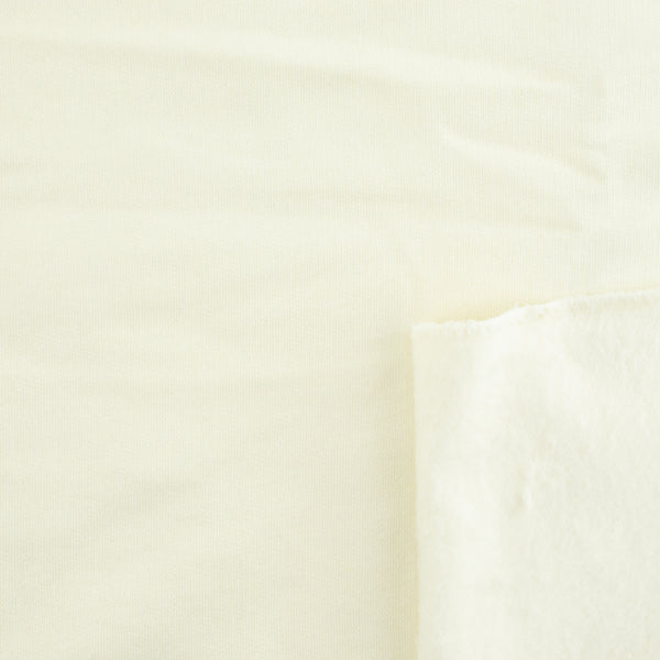 Cream Solid Fleece by Birch Organic