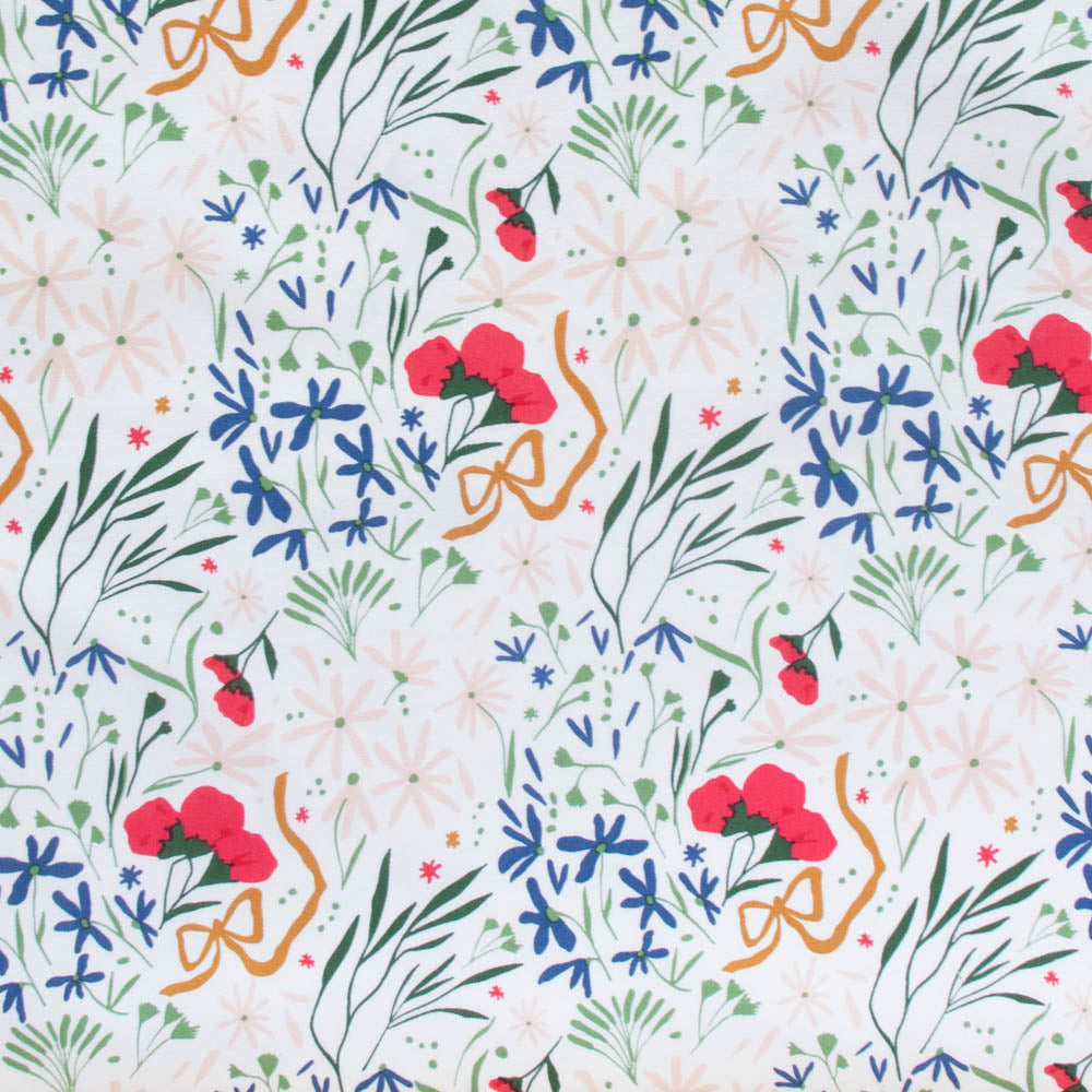 Tossed Bouquet Meadow Wild Fronds by Kate Capone for Birch Fabrics