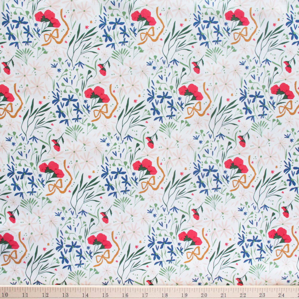 Tossed Bouquet Meadow Wild Fronds by Kate Capone for Birch Fabrics