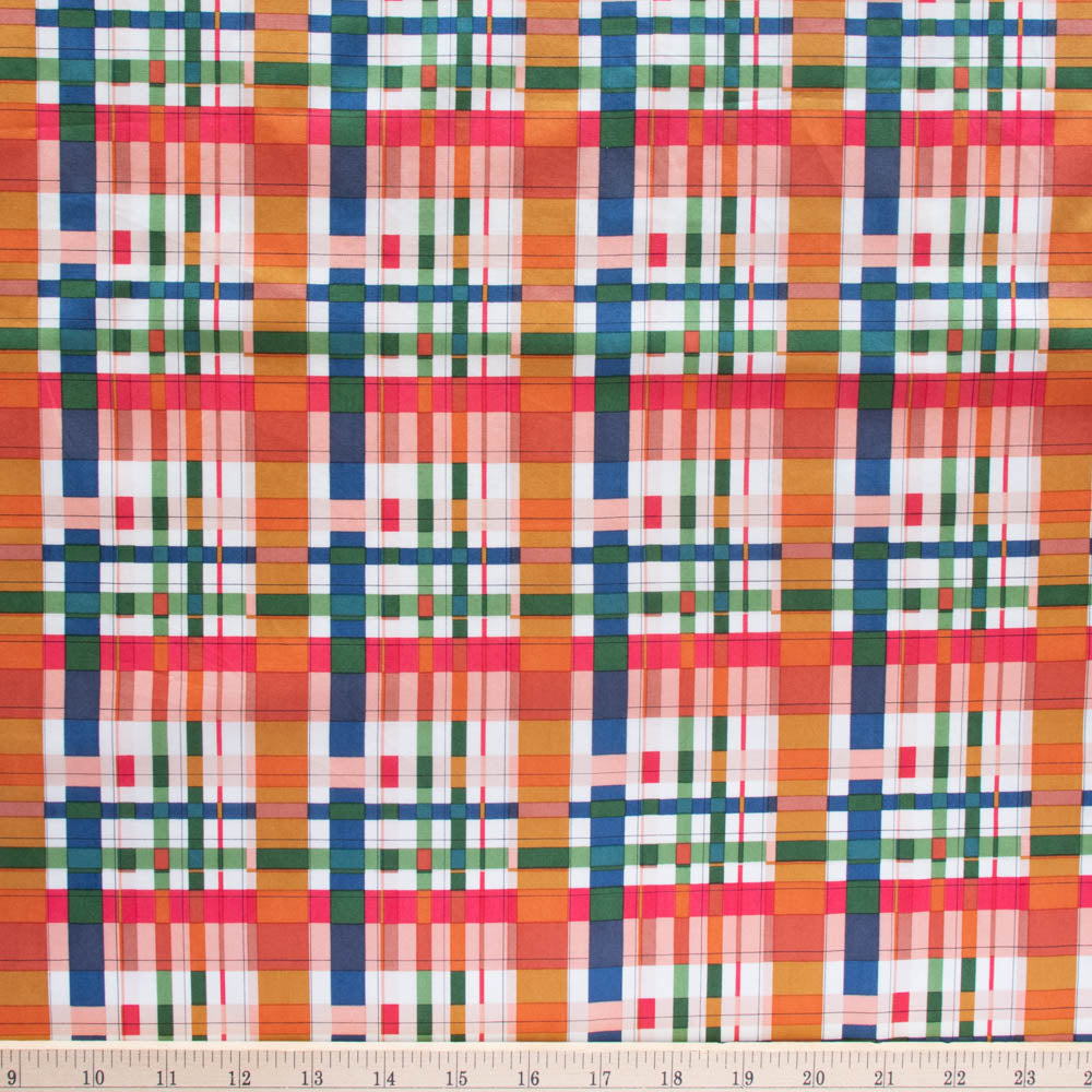 Plaid Party Meadow Wild Fronds by Kate Capone for Birch Fabrics