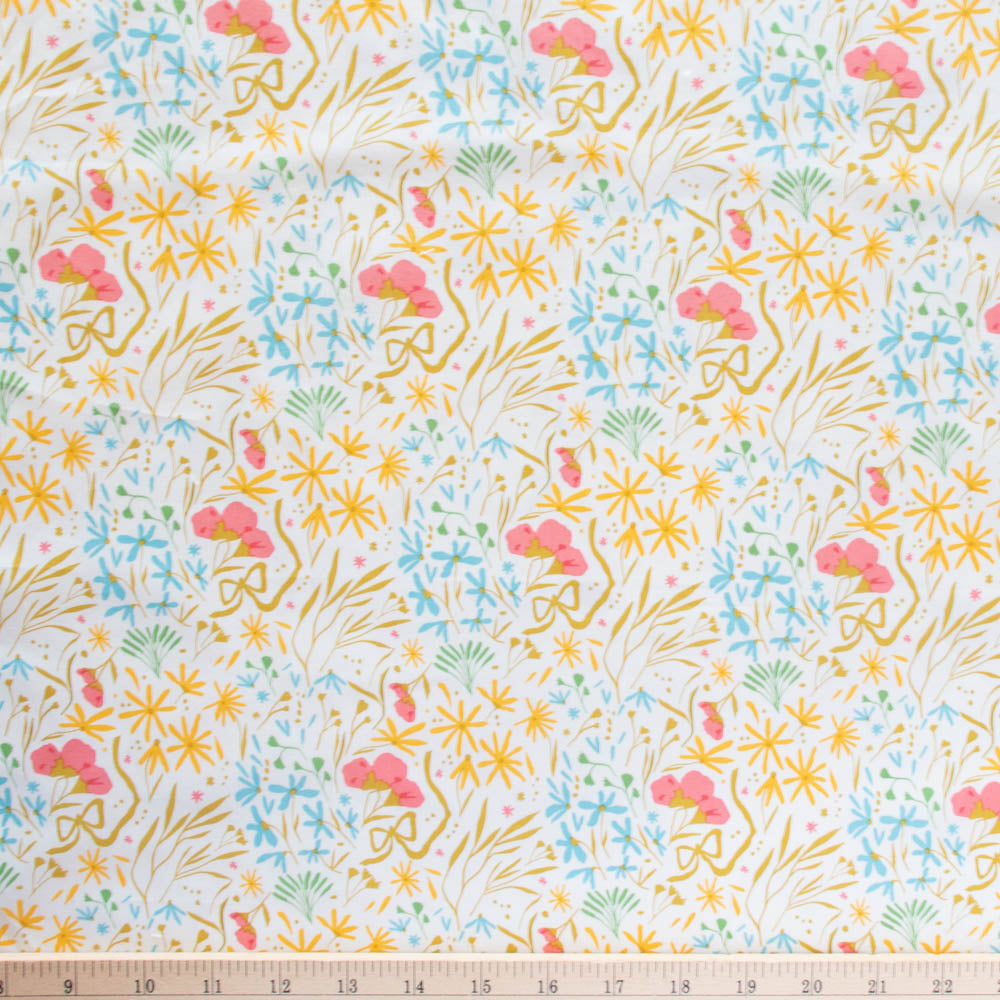 Tossed Bouquet Market Wild Fronds by Kate Capone for Birch Fabrics