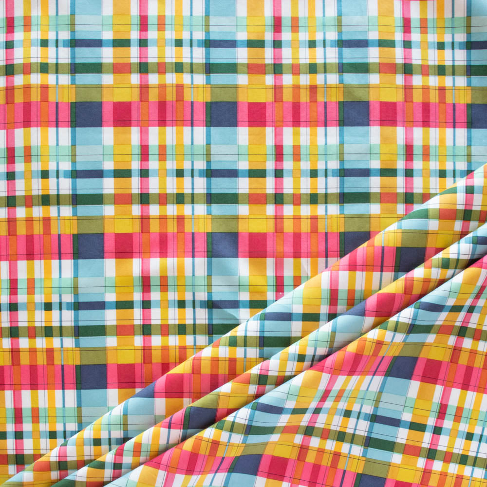Plaid Party Market Wild Fronds by Kate Capone for Birch Fabrics
