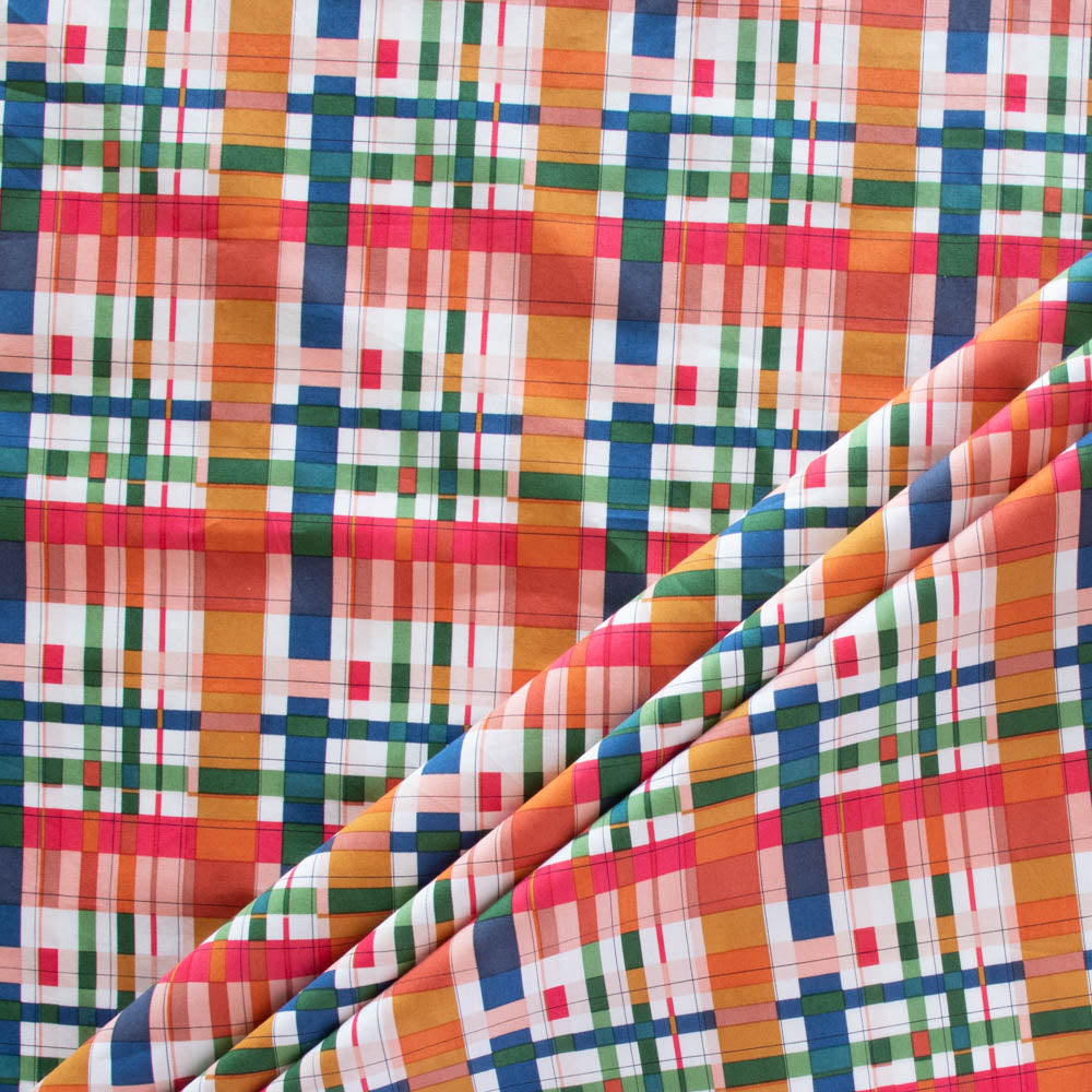 Plaid Party Meadow Wild Fronds by Kate Capone for Birch Fabrics