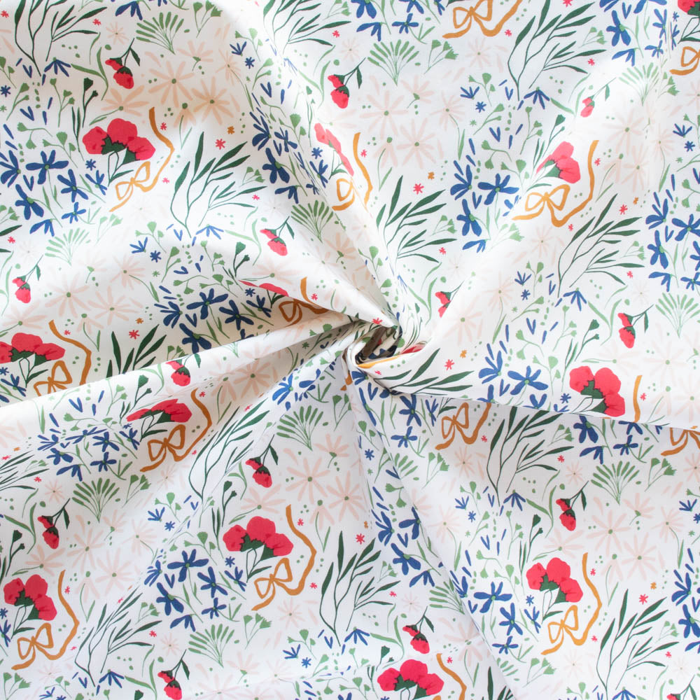 Tossed Bouquet Meadow Wild Fronds by Kate Capone for Birch Fabrics