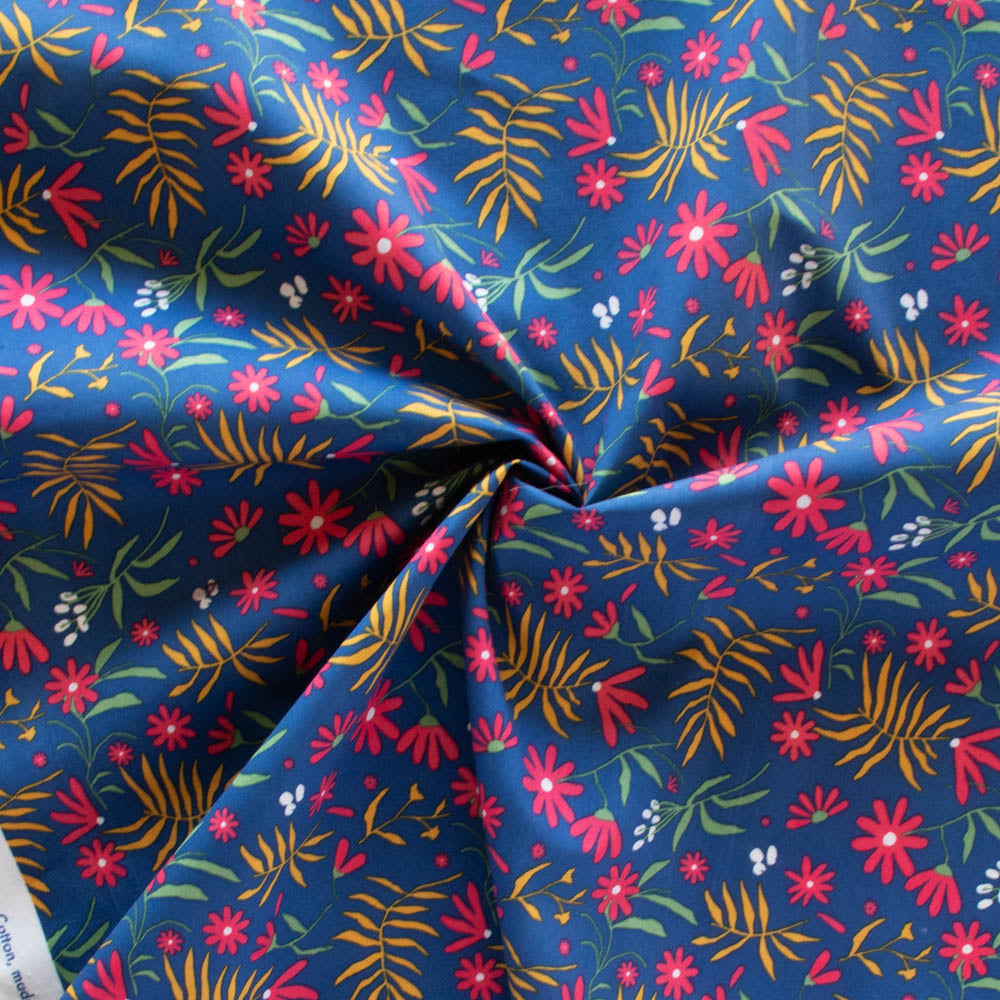 Fronds and Flowers Meadow Wild Fronds by Kate Capone for Birch Fabrics
