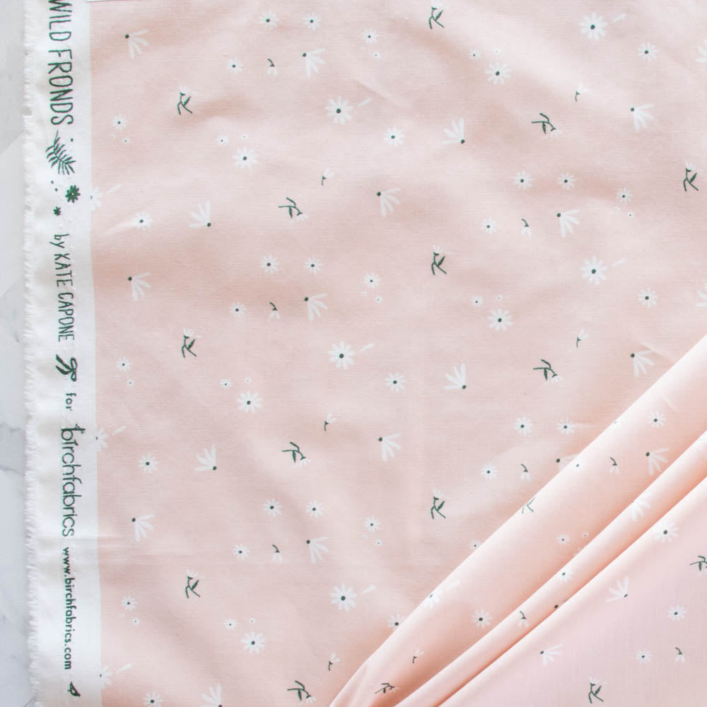 Tossed Daisies Meadow Wild Fronds by Kate Capone for Birch Fabrics