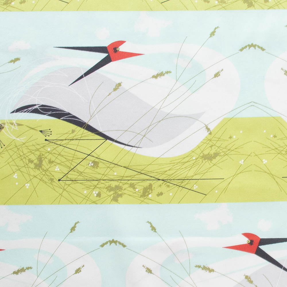 CH-235 Whooping Crane Vanishing Birds Charley Harper Birch Organic