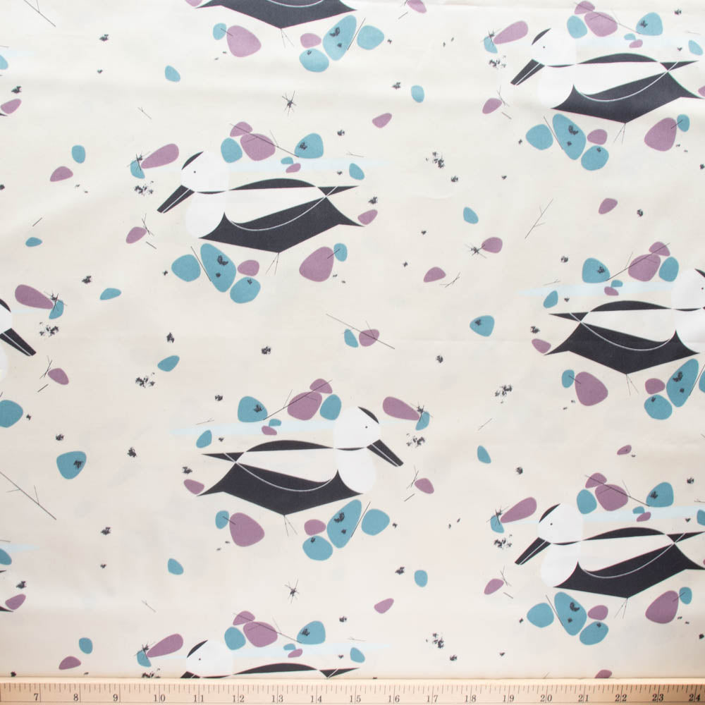 CH-242 Labrador Duck Vanishing Birds Charley Harper Birch Fabrics