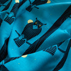 Moon Owl Barkcloth Charley Harper